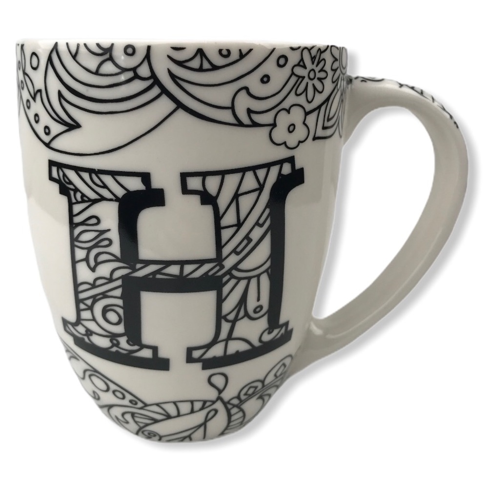 Cypress Home "H" Letter Coffee & Tea Cup / Mug